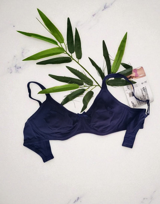 240725BR (E5255) JOCKEY NON PADDED BRA - Classic Navy