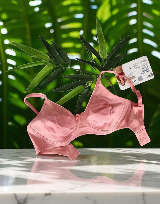 240725BR (E5255) JOCKEY NON PADDED BRA - Candle Peach