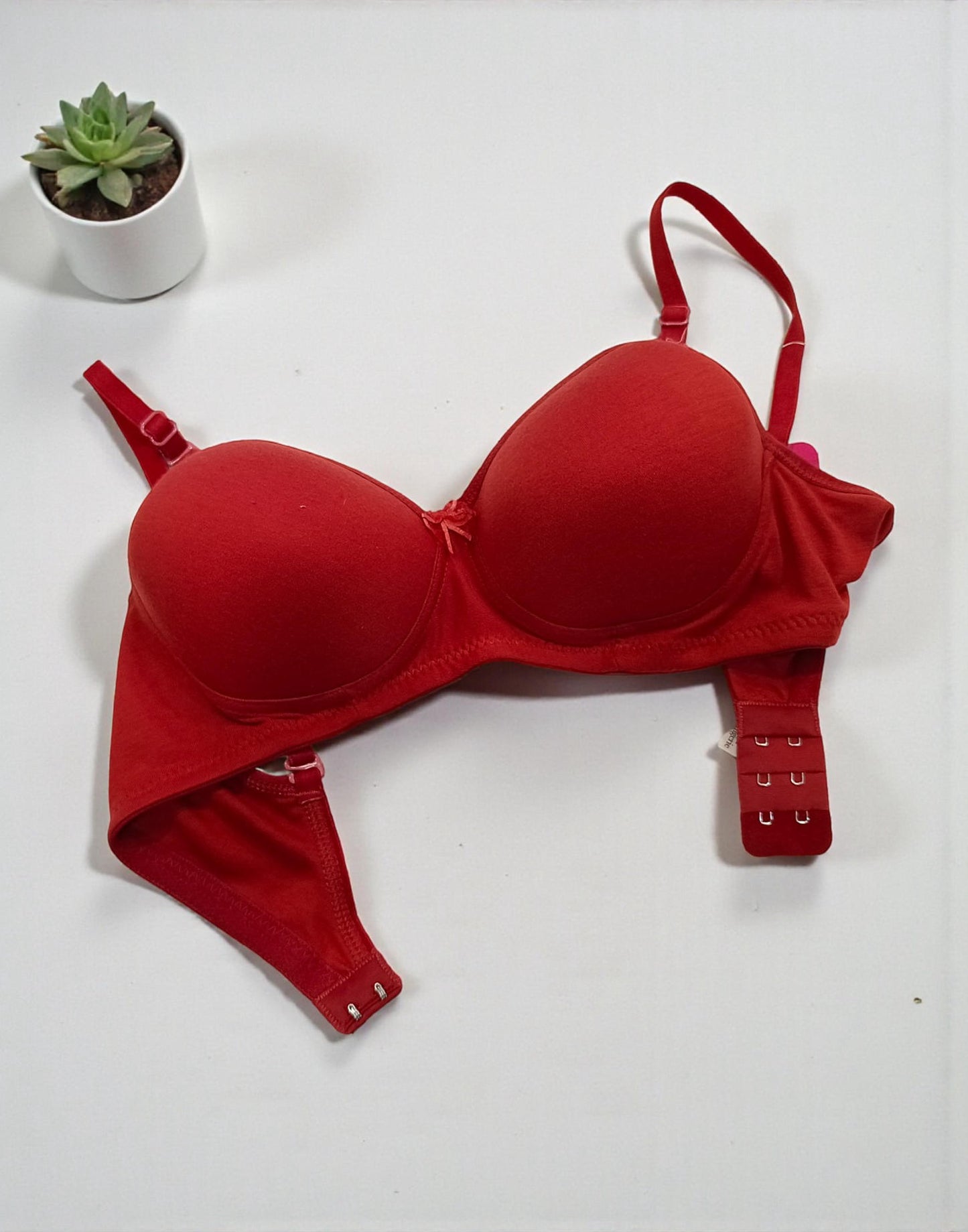170126BR (E6705) POOJA RAGINI PADDED BRA - Brick - ELENTRA DESIGNS BY ...