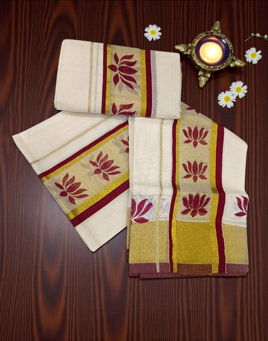 SET MUNDU MAROON E6476 170226SM - ELENTRA DESIGNS BY NIMI HEINS