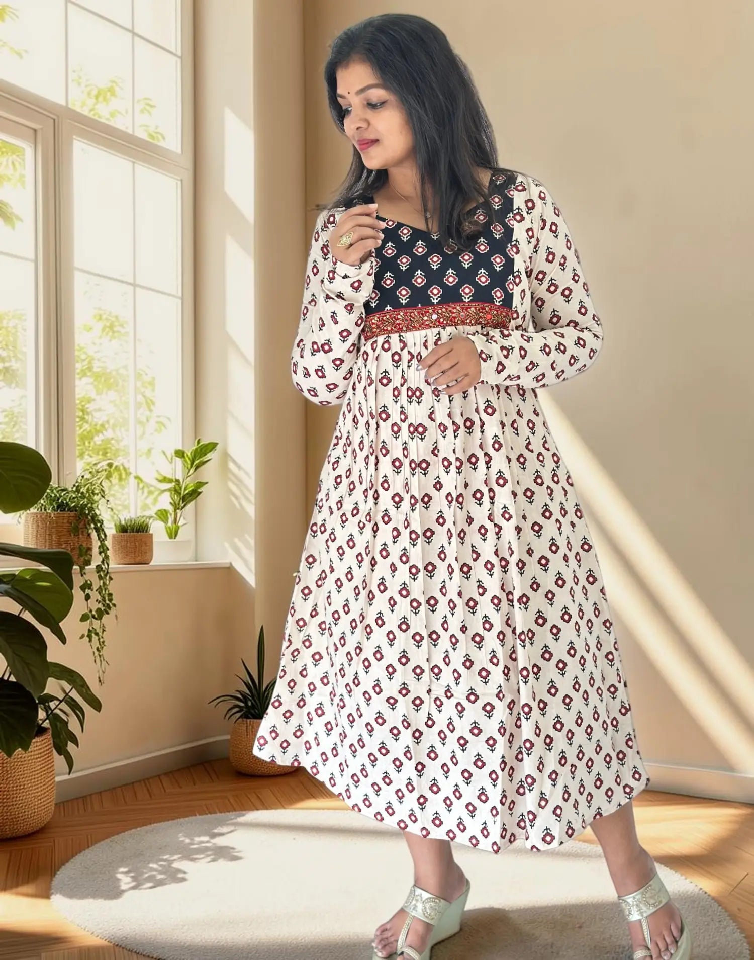 DRESSES A-LINE CREAM E7196 100826AD - ELENTRA DESIGNS BY NIMI HEINS
