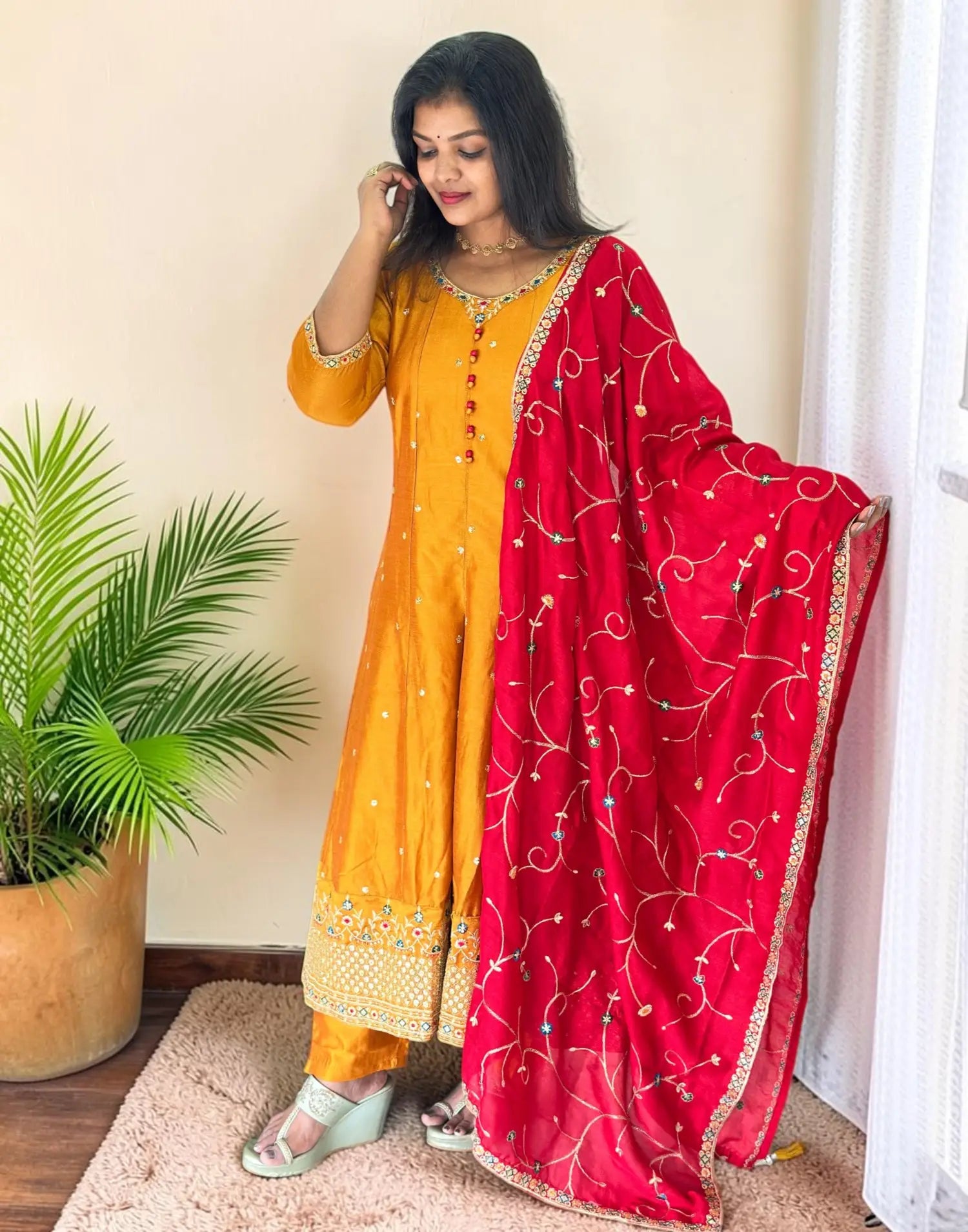 READY TO WEAR GOLDEN YELLOW E7182 110826RW - ELENTRA DESIGNS BY NIMI HEINS