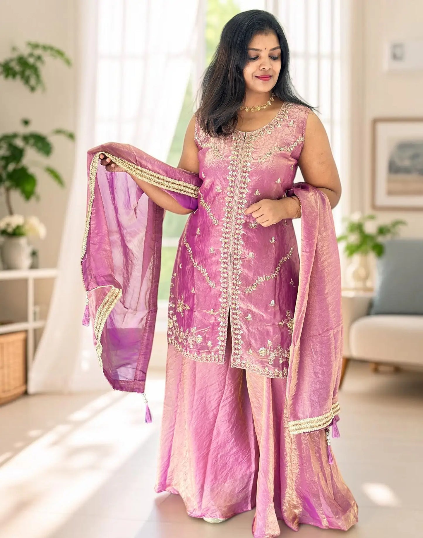 READY TO WEAR ONION PINK E7181 100826RW - ELENTRA DESIGNS BY NIMI HEINS