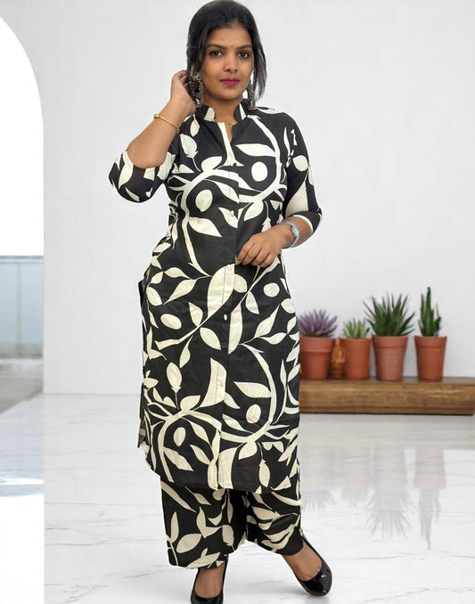 300525C (E6111) CO-ORD SET - Black