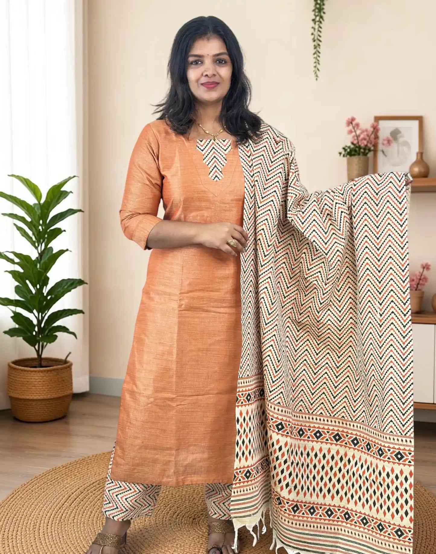READY TO WEAR LIGHT ORANGE E7279 240826RW - ELENTRA DESIGNS BY NIMI HEINS
