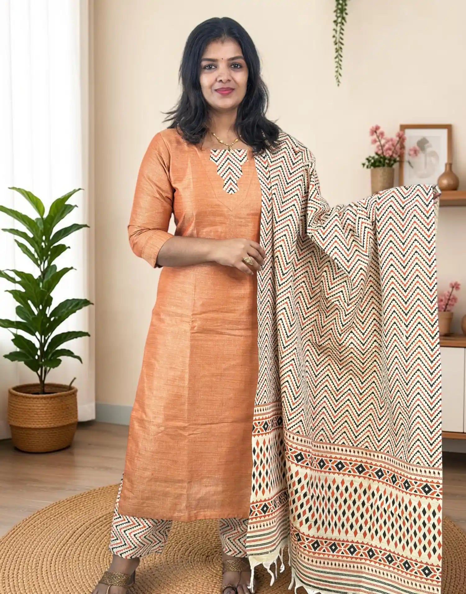 READY TO WEAR LIGHT ORANGE E7279 240826RW - ELENTRA DESIGNS BY NIMI HEINS
