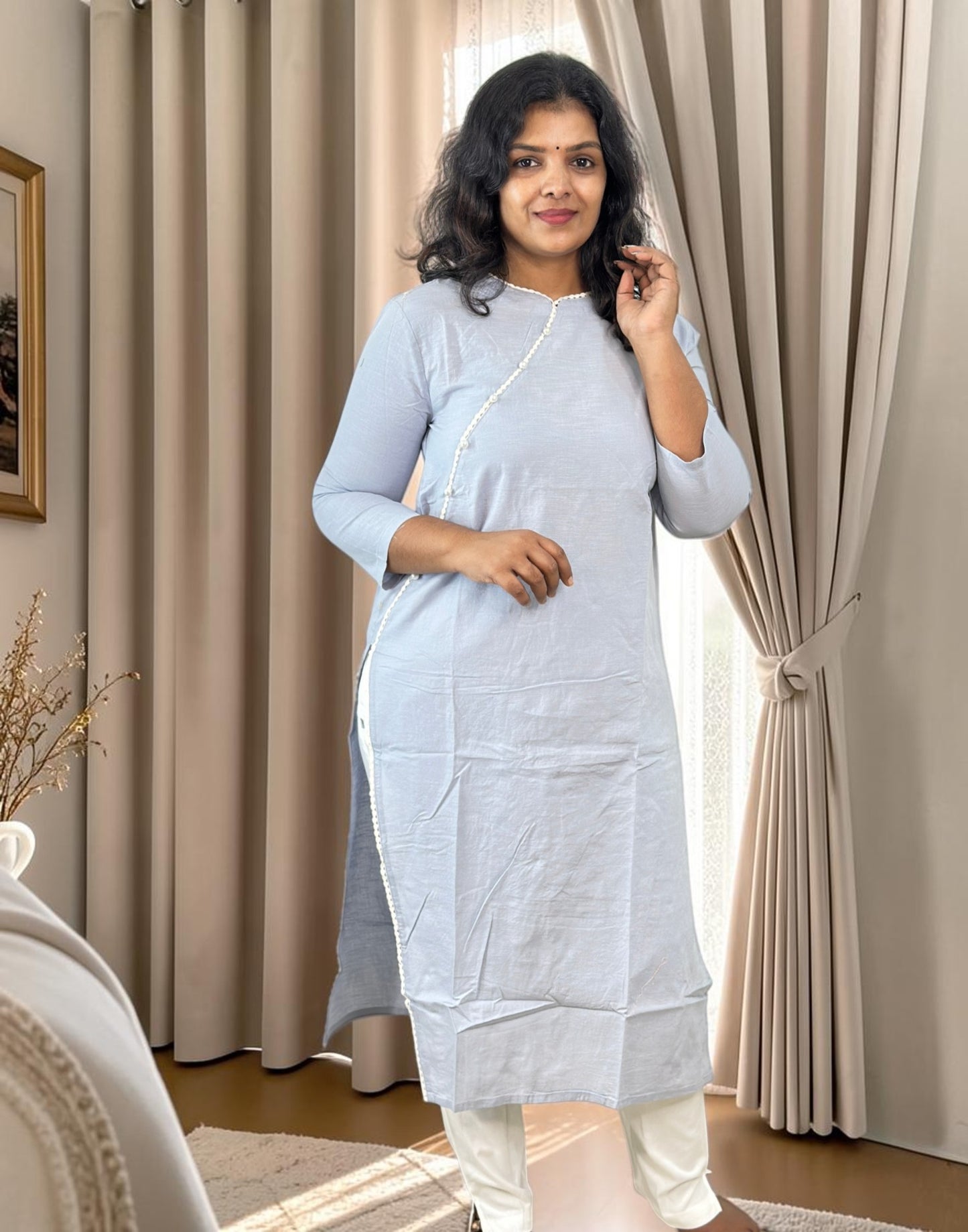 KURTIS BABY BLUE E7285 010926K