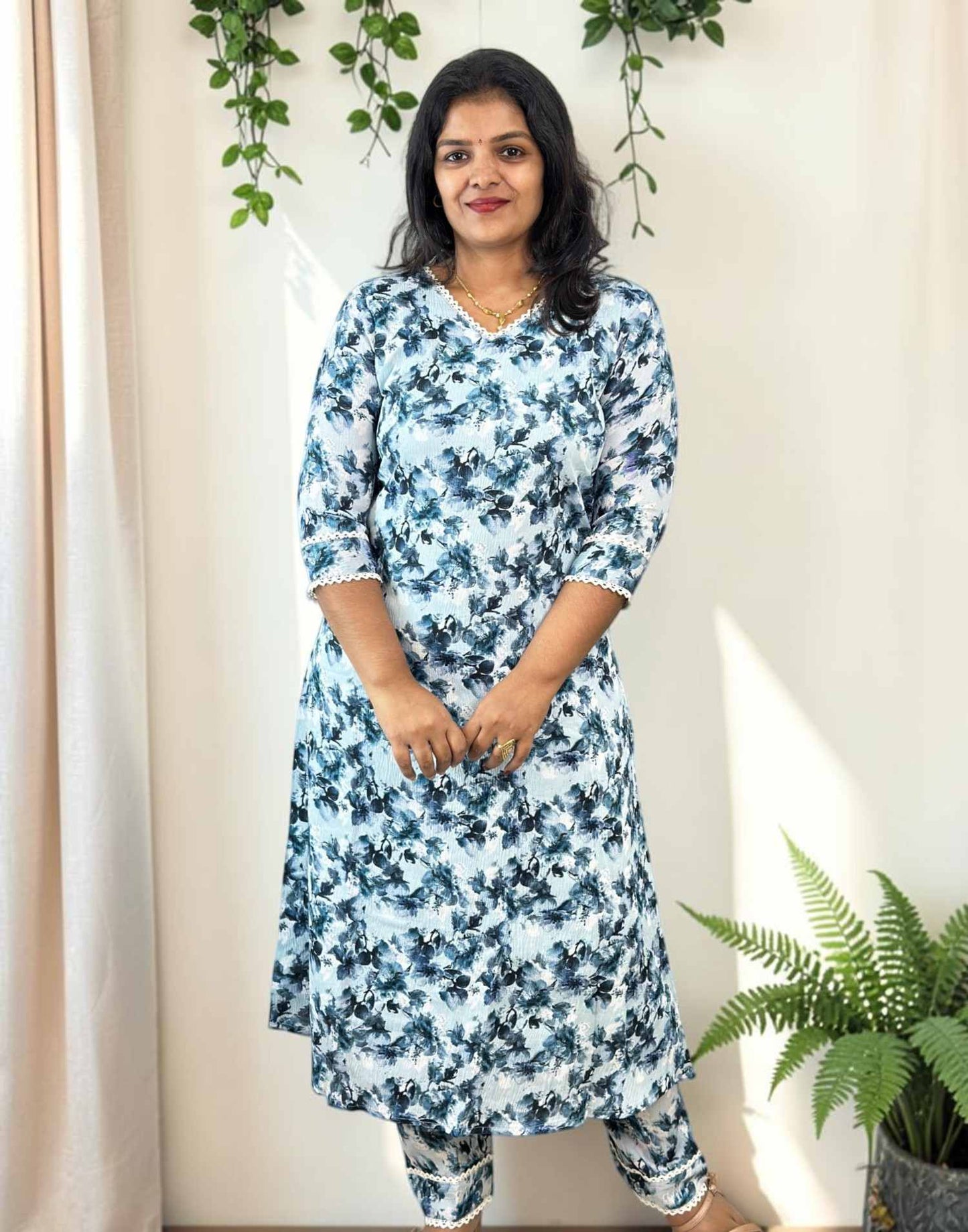 CO-ORD SET A-LINE BLUE E7302 140926CS