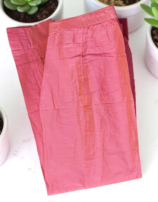 170625B (E6207 - E6208) SLUB SILK BOTTOM - Peaches Pink