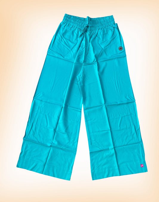 060126B (E6150) PALAZZO - Cyan Blue - ELENTRA DESIGNS BY NIMI HEINS
