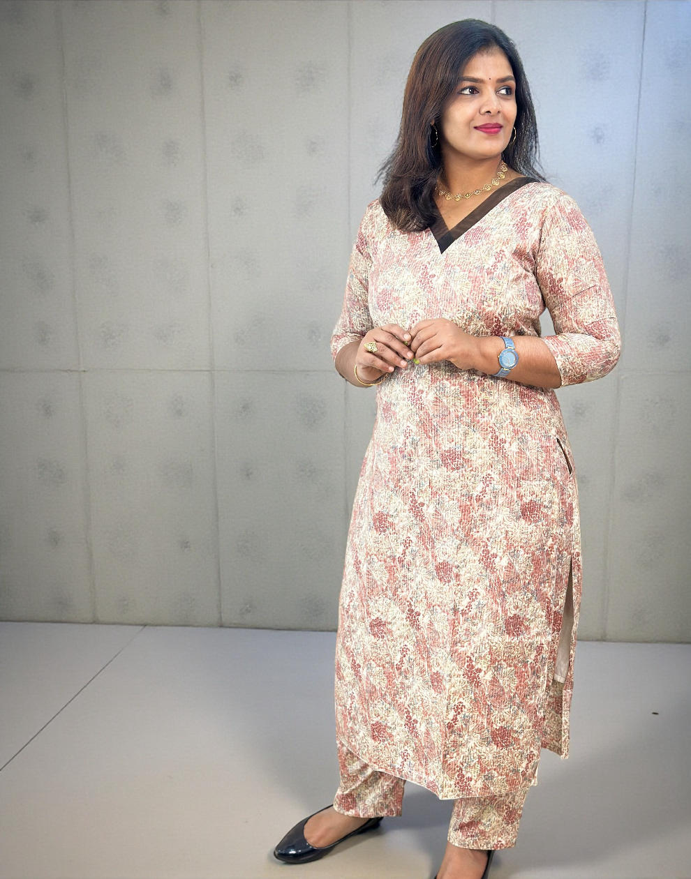 CO-ORD SET Maroon 180126CS E6709 - ELENTRA DESIGNS BY NIMI HEINS