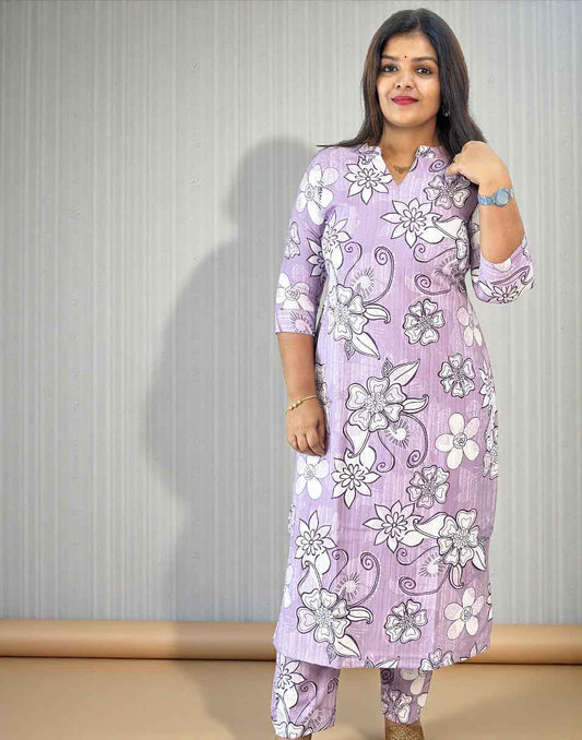 CO-ORD SET LAVENDER E6717 210126CS - ELENTRA DESIGNS BY NIMI HEINS