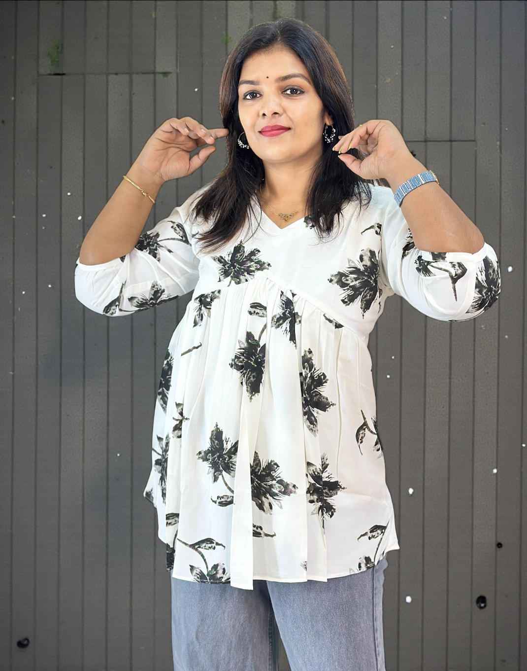 SHORT TOP WHITE E6716 210126ST