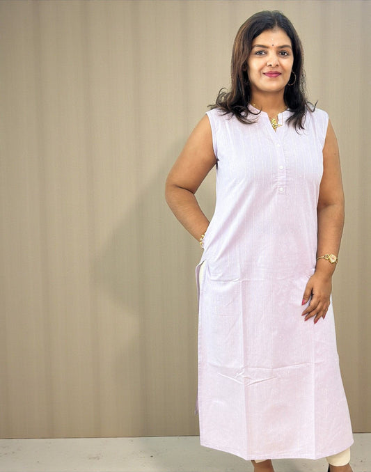 CASUAL KURTI LILAC E6738 270126CK - ELENTRA DESIGNS BY NIMI HEINS