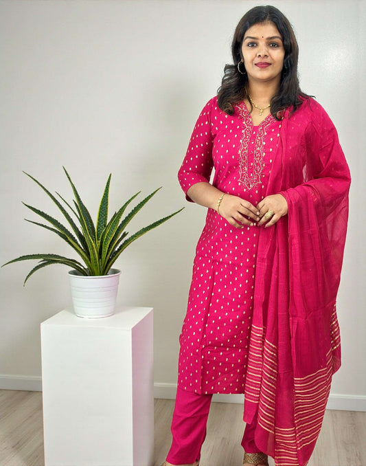 READY TO WEAR RANI PINK E6719 290126RW - ELENTRA DESIGNS BY NIMI HEINS