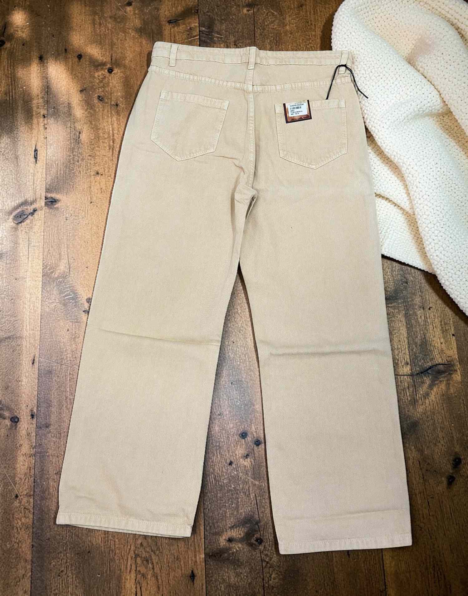 BAGGY JEANS IVORY E6817 150326BJ - ELENTRA DESIGNS BY NIMI HEINS