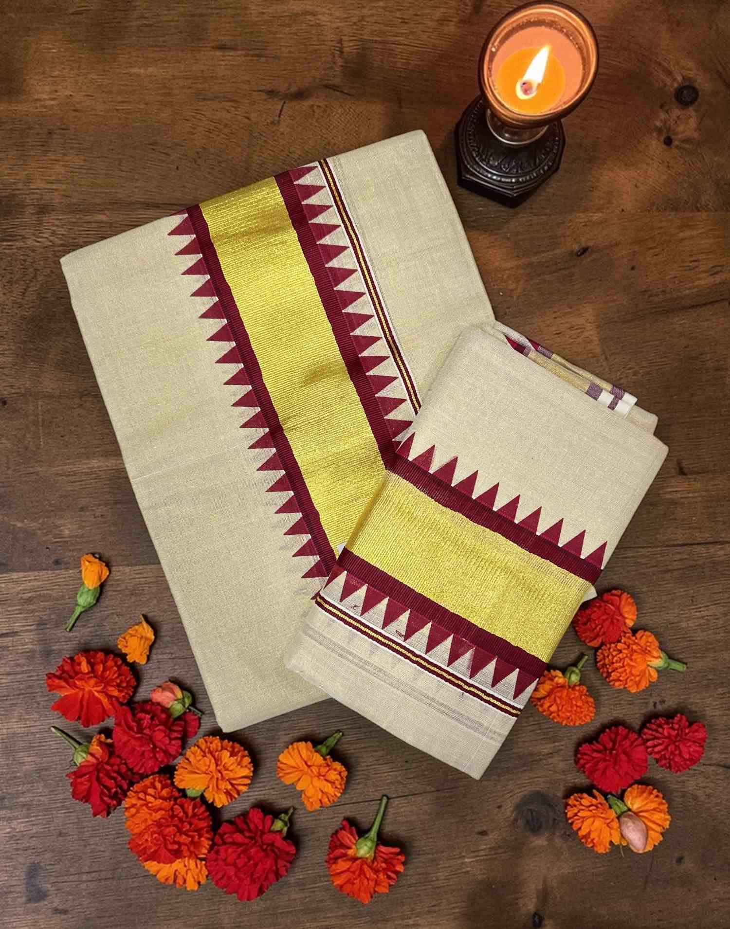 SET MUNDU MARUN E6825 170326SM - ELENTRA DESIGNS BY NIMI HEINS