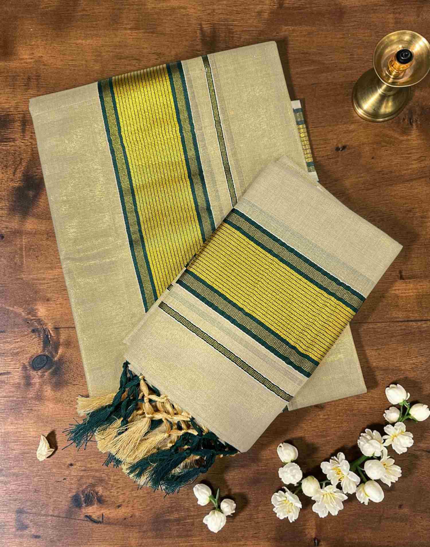 SET MUNDU DARK GREEN E6830 170326SM - ELENTRA DESIGNS BY NIMI HEINS