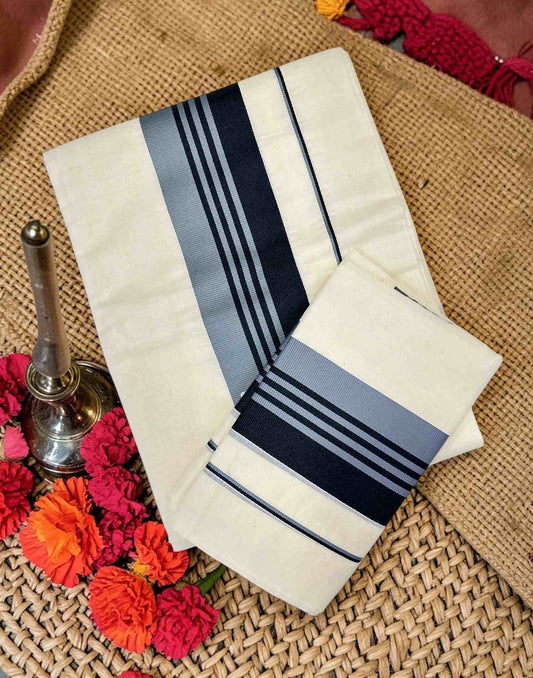 SET MUNDU GRAY n BLACK E6829 170326SM - ELENTRA DESIGNS BY NIMI HEINS