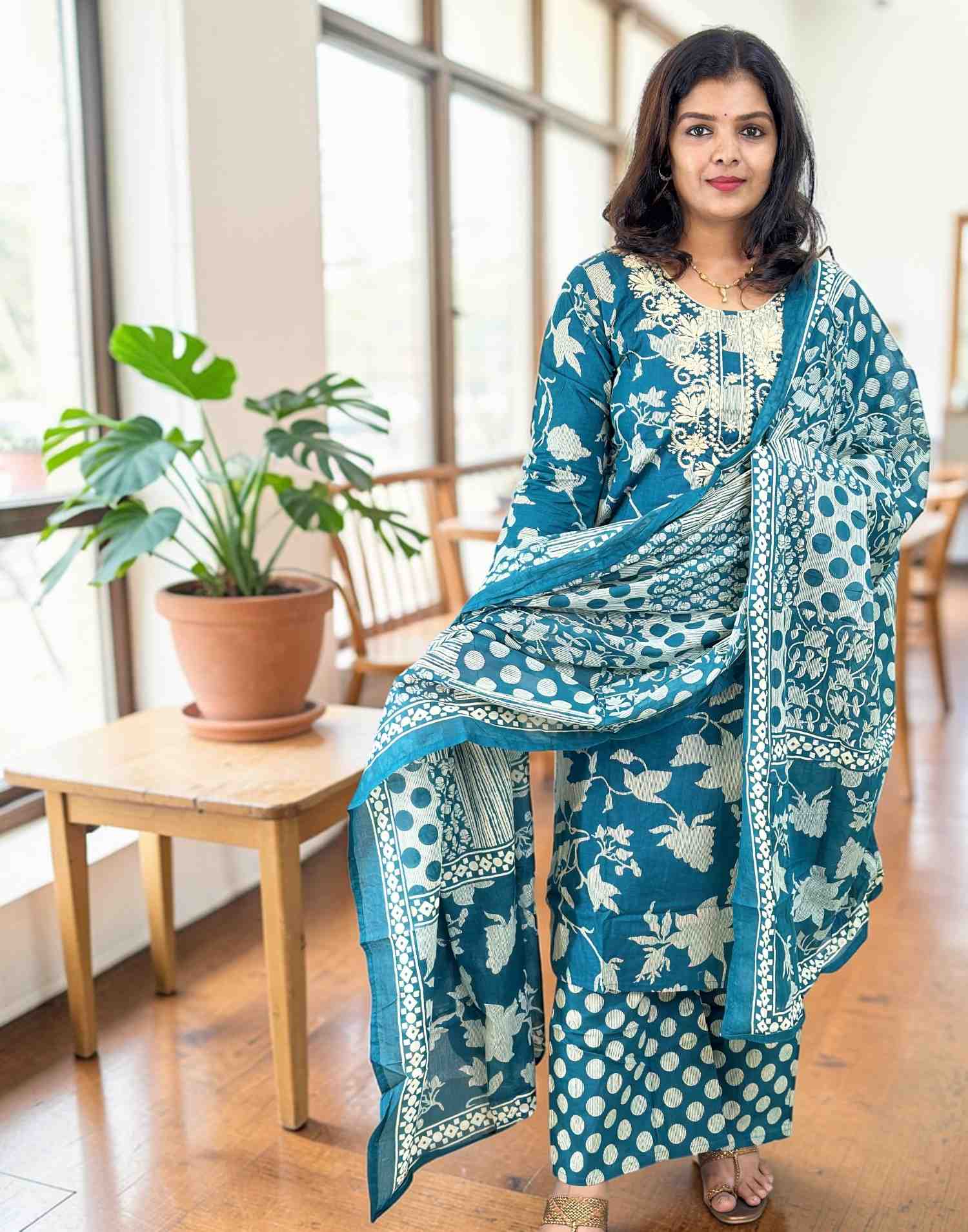 READY TO WEAR PEACOCK GREEN E6834 200326RW - ELENTRA DESIGNS BY NIMI HEINS