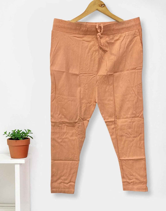 CIGARETTE PANT LIGHT PEACH E4288 090326BW - ELENTRA DESIGNS BY NIMI HEINS