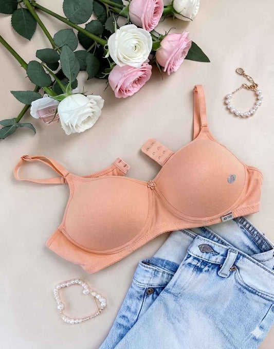 SEMI PADDED BRA V-MAX LIGHT PEACH E7012-7013 310526BR