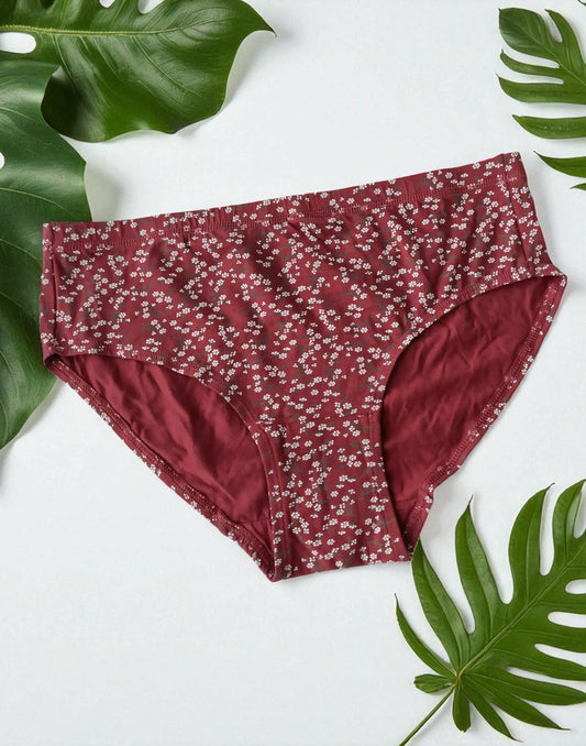 090825PS (E4346) VISMAY COZY PANTIES - Light Maroon