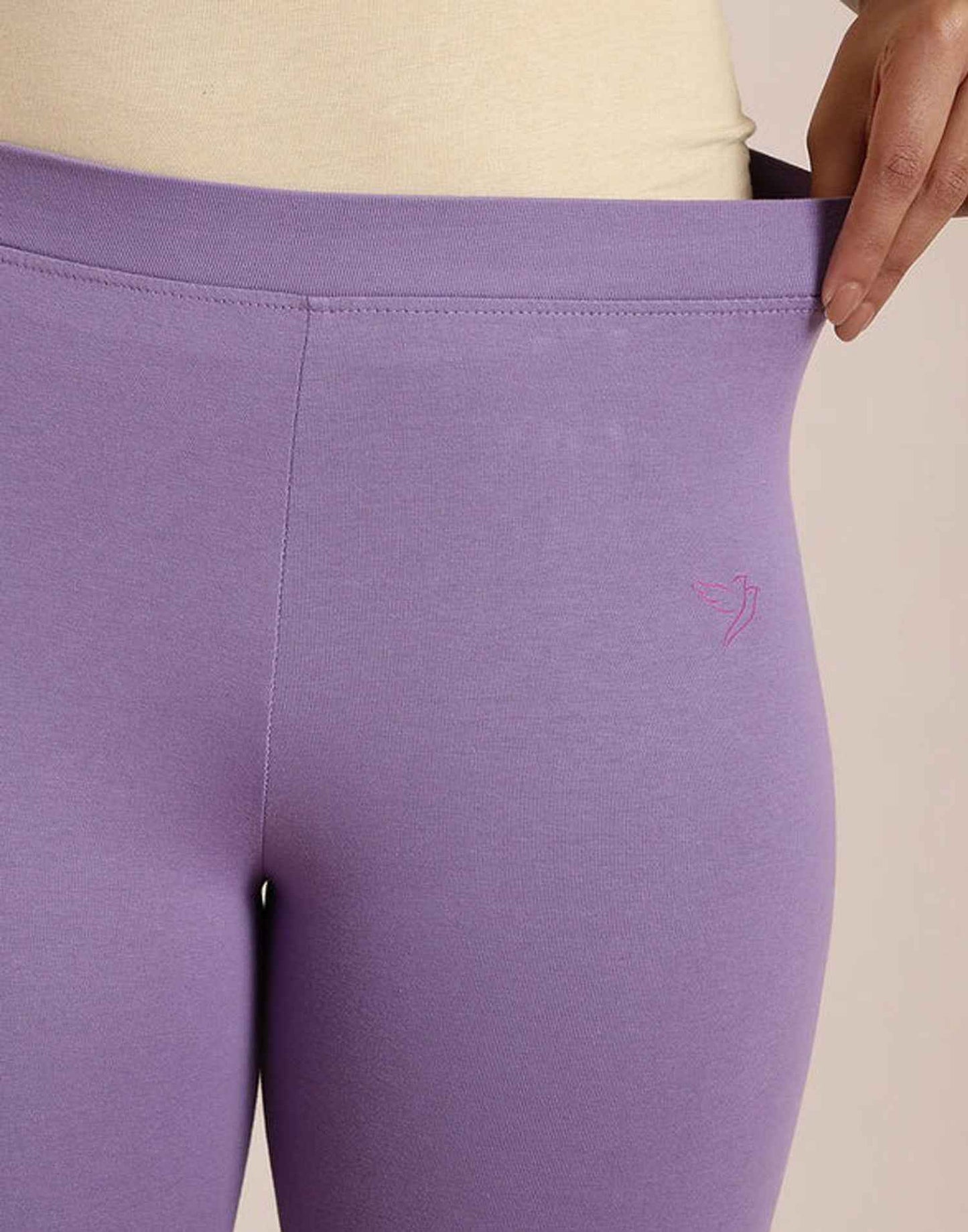 LEGGINGS TWIN BIRDS ORCHID LILAC E6715 070326LG - ELENTRA DESIGNS BY NIMI HEINS