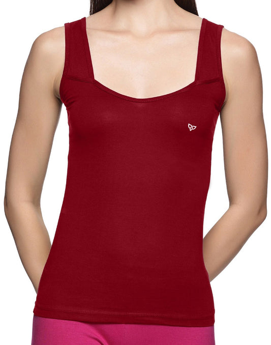 CAMISOLE TEENS MAROON E6294 230925CL - ELENTRA DESIGNS BY NIMI HEINS
