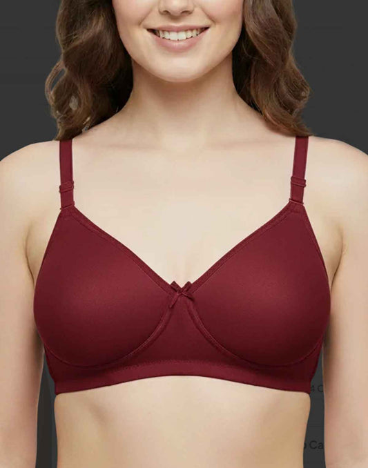 PADDED BRA ALISHAN MAROON E6993 240526BR