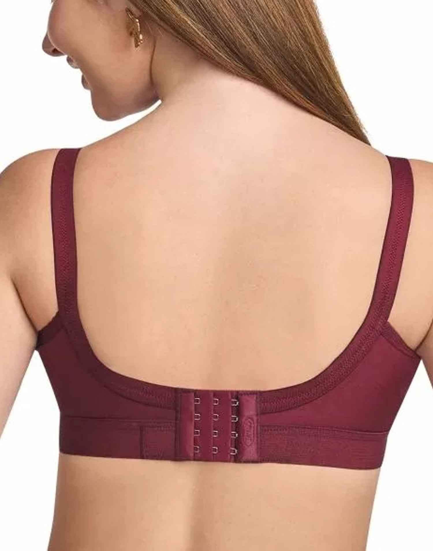 NON PADDED BRA RIZA KRUTHIKA PLAIN MAROON E6832 160326BR - ELENTRA DESIGNS BY NIMI HEINS