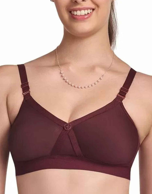 NON PADDED T-SHIRT BRA RIZA ALPA MARUN E6831 160326BR - ELENTRA DESIGNS BY NIMI HEINS