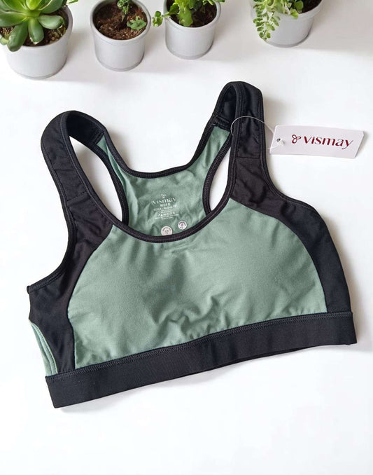 260525BR (E4351) VISMAY WORKOUT BRA - Mint Green