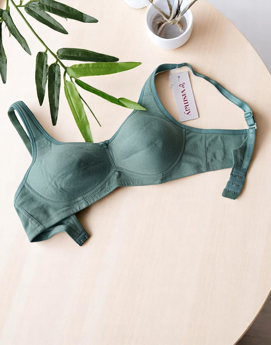 170525BR (E4353) VISMAY NON-PADDED BRA - Mint Green
