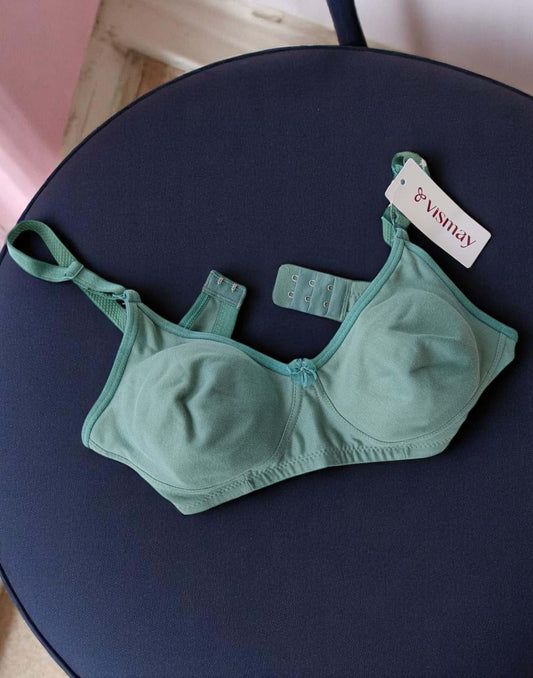 180525BR (E4351) VISMAY NON-PADDED BRA - Mint Green