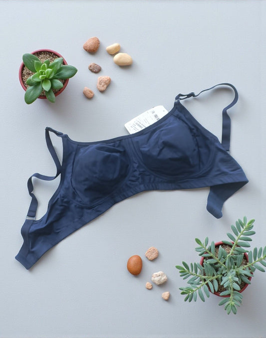 170925BR (E6430) VSTAR NON PADDED BRA - Navy