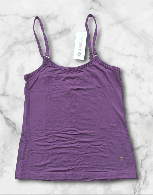 270825CL (E4357) VISMAY PIXIE CAMISOLE - Wine