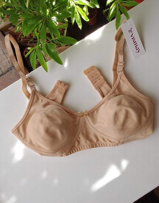 180525BR (E4351) VISMAY NON-PADDED BRA - Nude