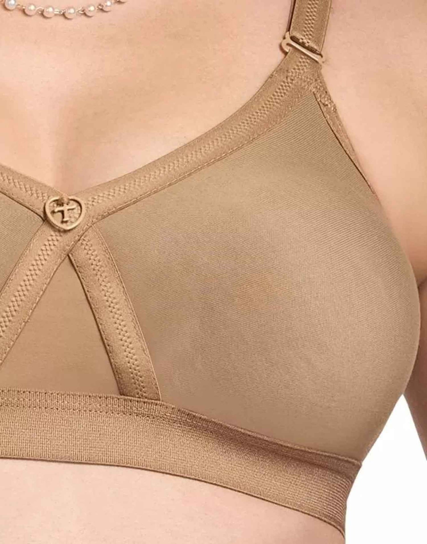 NON PADDED T-SHIRT BRA RIZA ALPA NUDE E6831 160326BR