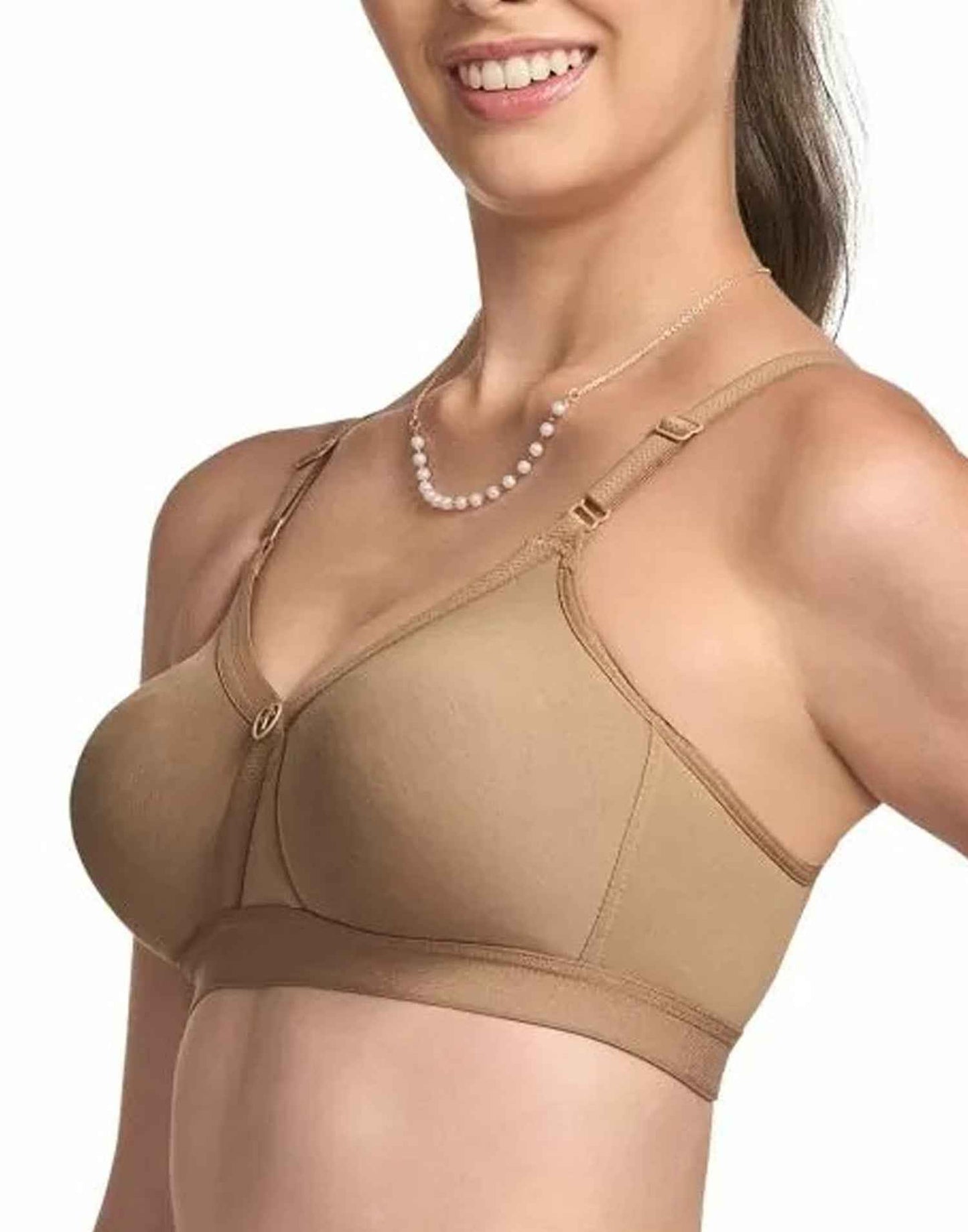 NON PADDED T-SHIRT BRA RIZA ALPA NUDE E6831 160326BR
