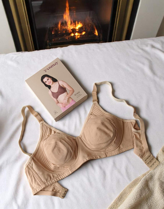 220525BR (E4354) VISMAY NON-PADDED BRA - Nude