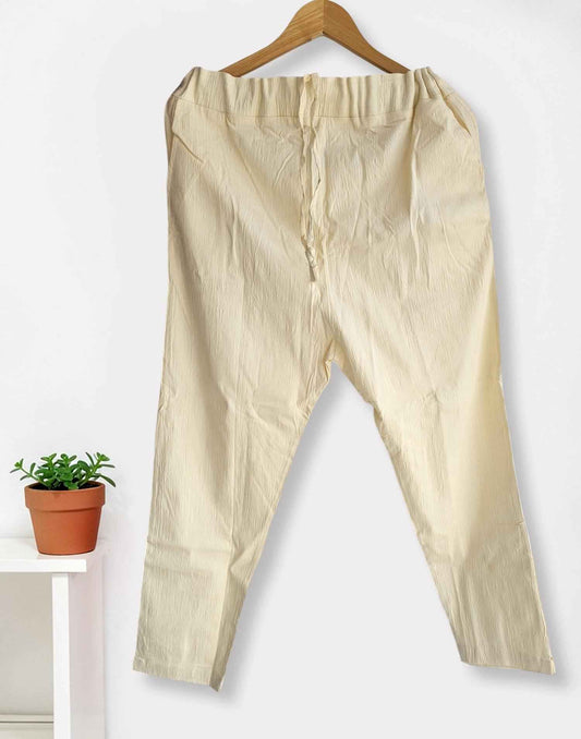 CIGARETTE PANT OFF WHITE E4288 090326BW - ELENTRA DESIGNS BY NIMI HEINS