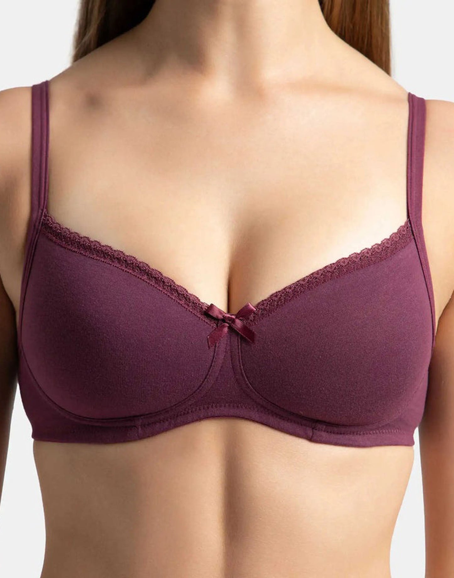 PADDED BRA JOCKEY PRUNE E5256 040725BR