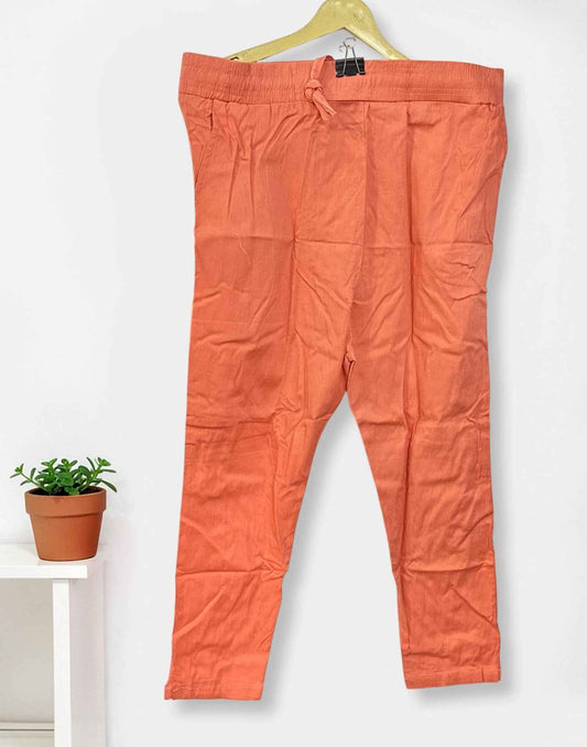 CIGARETTE PANT PEACH E4288 090326BW - ELENTRA DESIGNS BY NIMI HEINS