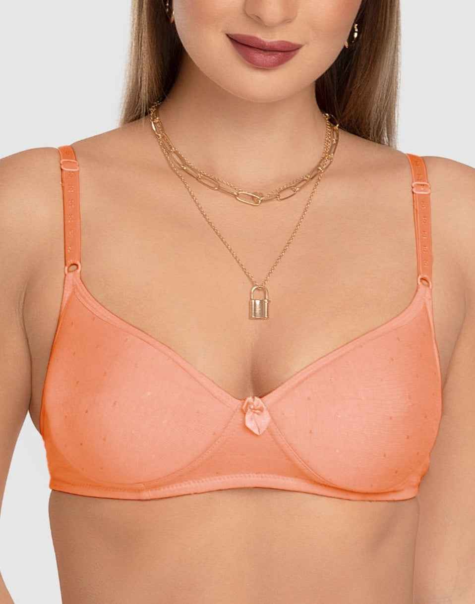 PADDED BRA DAISY DEE CHELL PEACH E2837 260526BR
