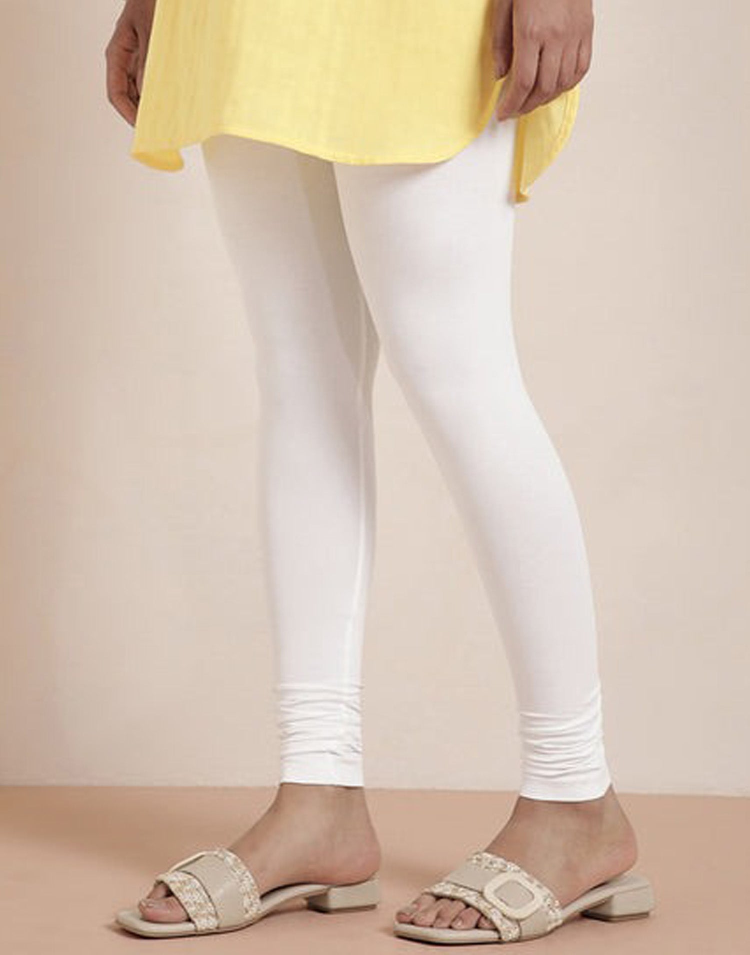 LEGGINGS TWIN BIRDS PEARL WHITE E6715 070326LG - ELENTRA DESIGNS BY NIMI HEINS