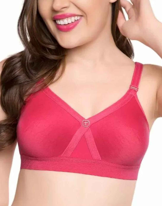 NON PADDED T-SHIRT BRA RIZA ALPA RASBERRY E6831 160326BR - ELENTRA DESIGNS BY NIMI HEINS