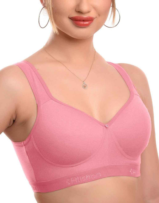 PADDED SPORTS BRA ALISHAN RED BEAN E6994 180526BR (Copy)