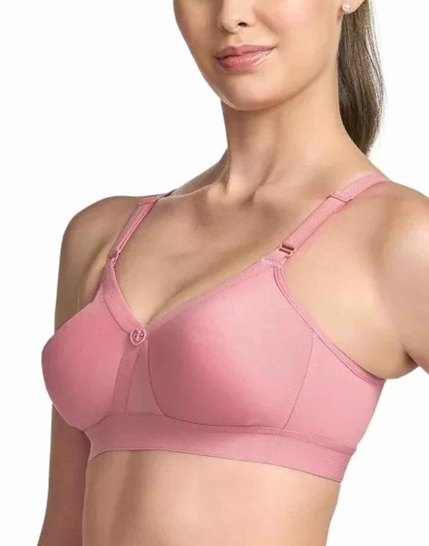 NON PADDED T-SHIRT BRA RIZA ALPA ROSEGOLD E6831 160326BR