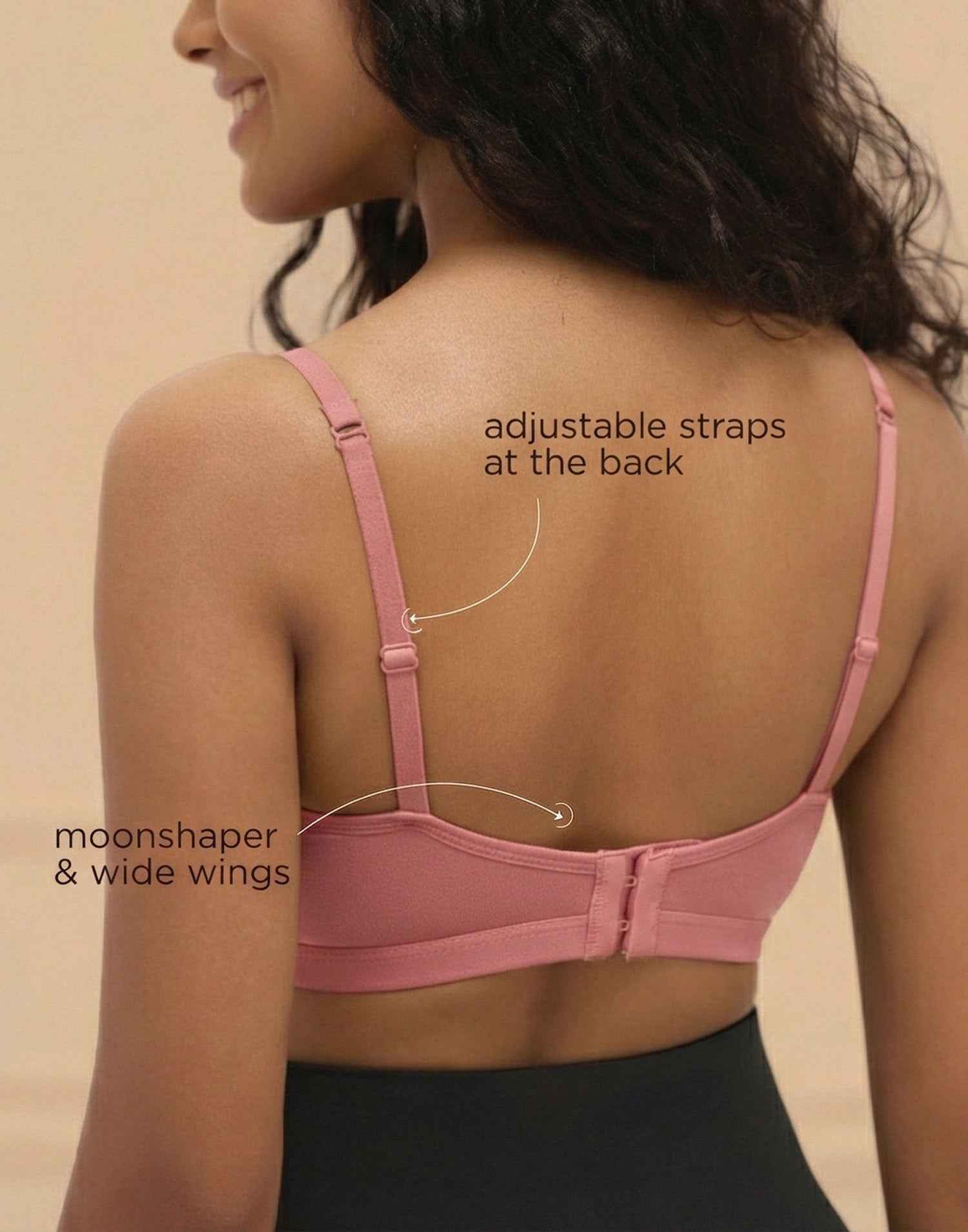NON PADDED T-SHIRT BRA BLOSSOM ESSENTIAL ROSE GOLD E3179 210625BR